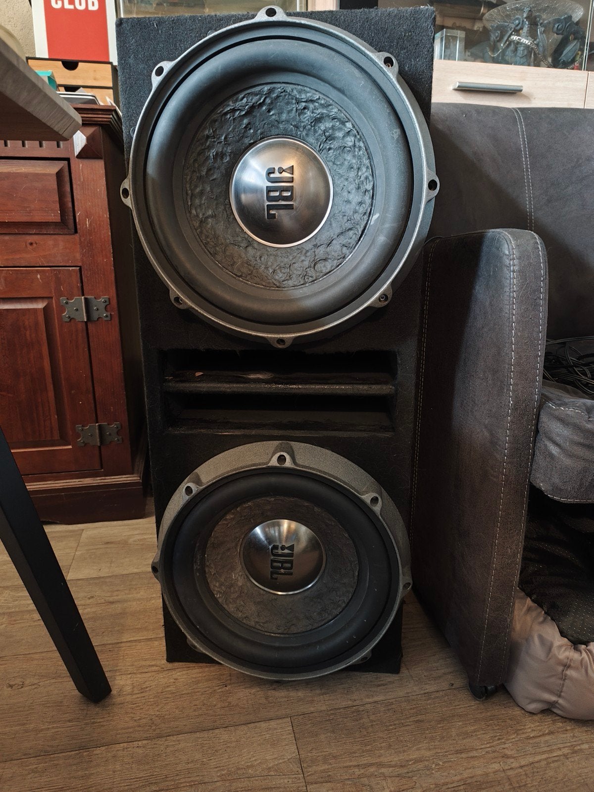 2 x jbl p1222 power series sql subwoofers, Ophalen, Zo goed als nieuw