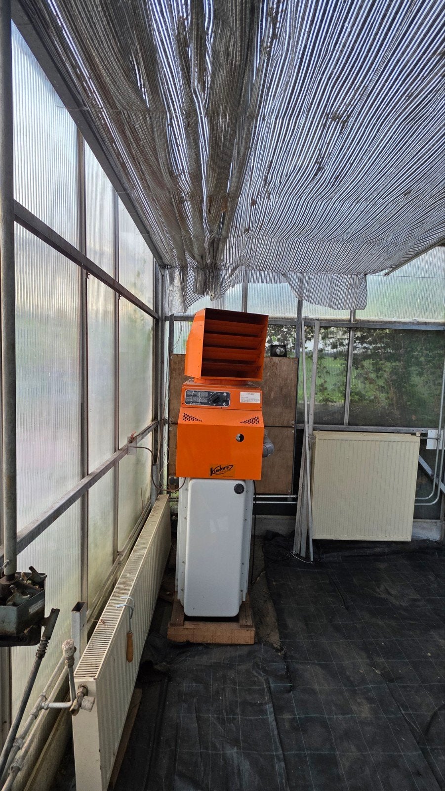 Industriële diesel gestookte kasverwarming / ruimtever, Ophalen, Kachel