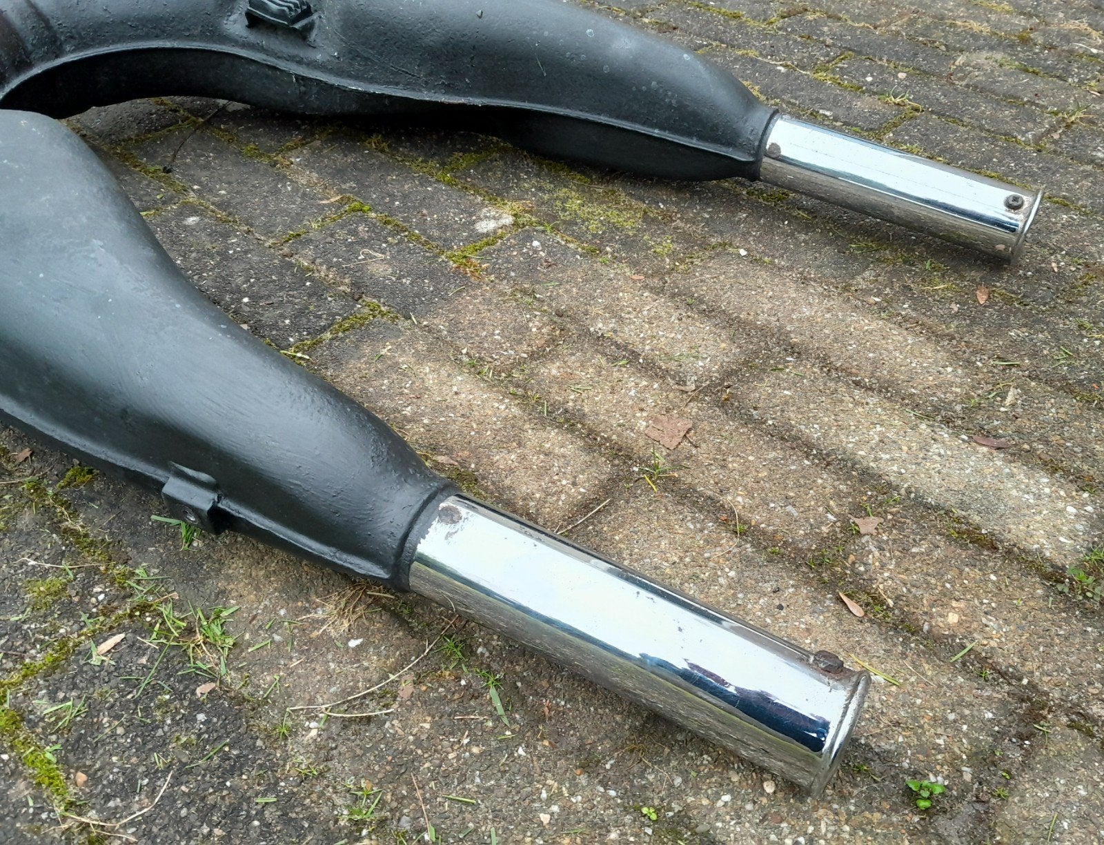 Honda GL1000 uitlaat, Ophalen