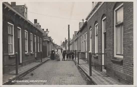 Arnemuiden Nieuwstraat, Verzenden, 1920 tot 1940, Gelopen, Zeeland