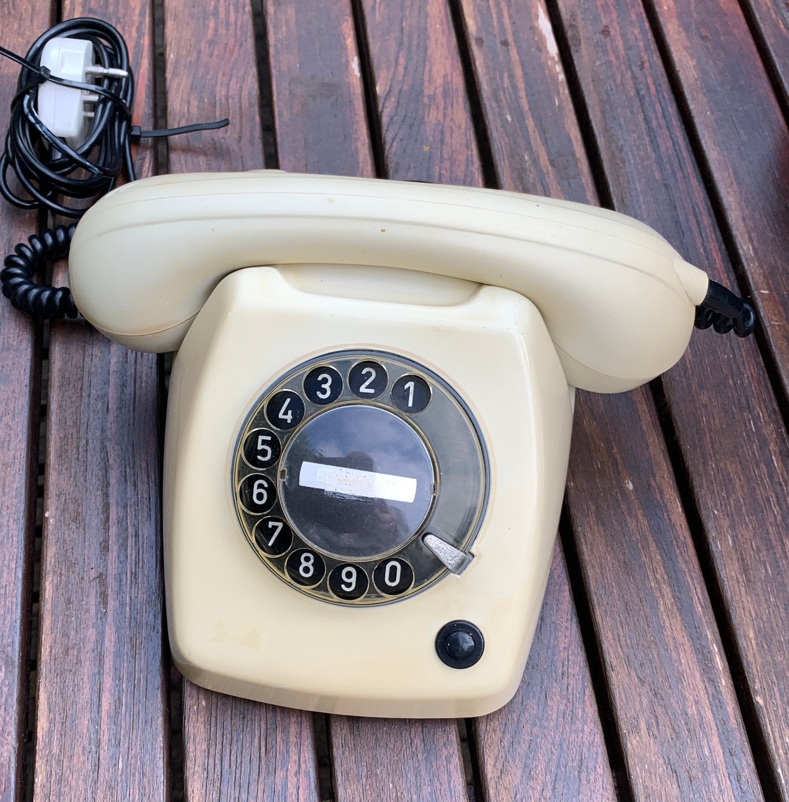 Retro telefoon, Telecommunicatie, Vaste telefoons | Niet Draadloos, Ophalen, Gebruikt, Met draaischijf