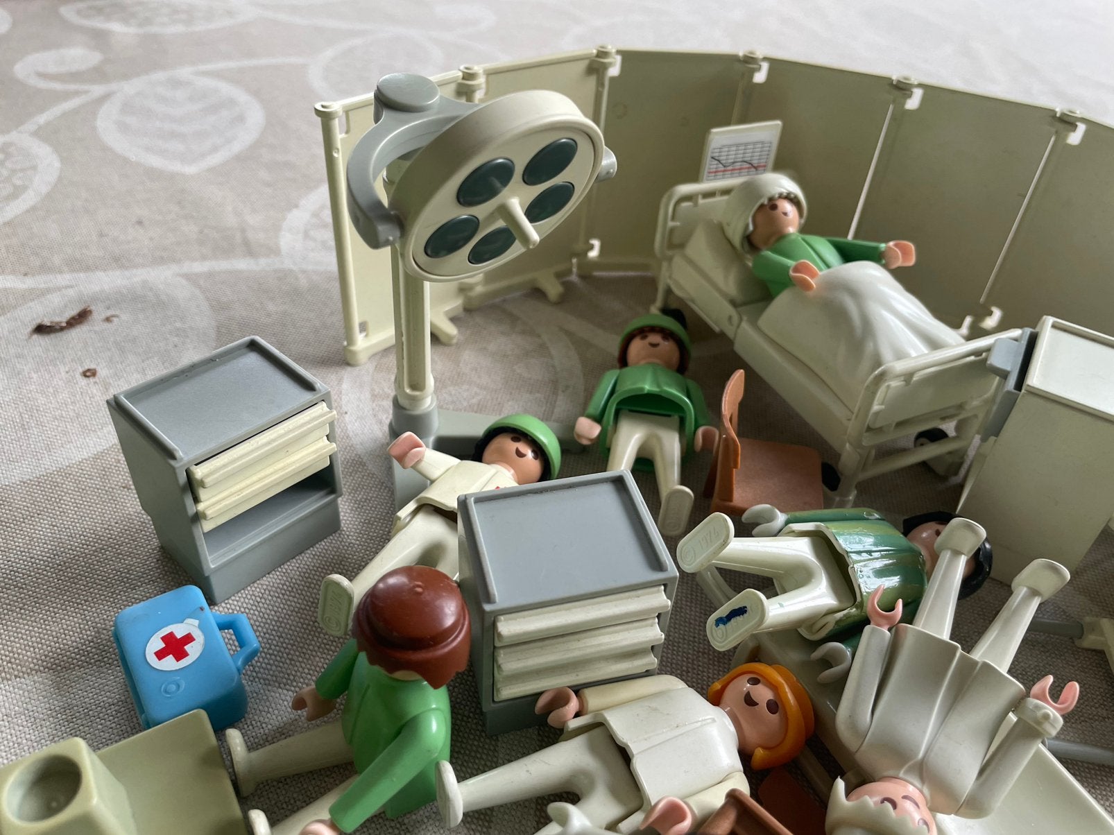 Ziekenhuis interieur playmobil, Ophalen of Verzenden, Gebruikt