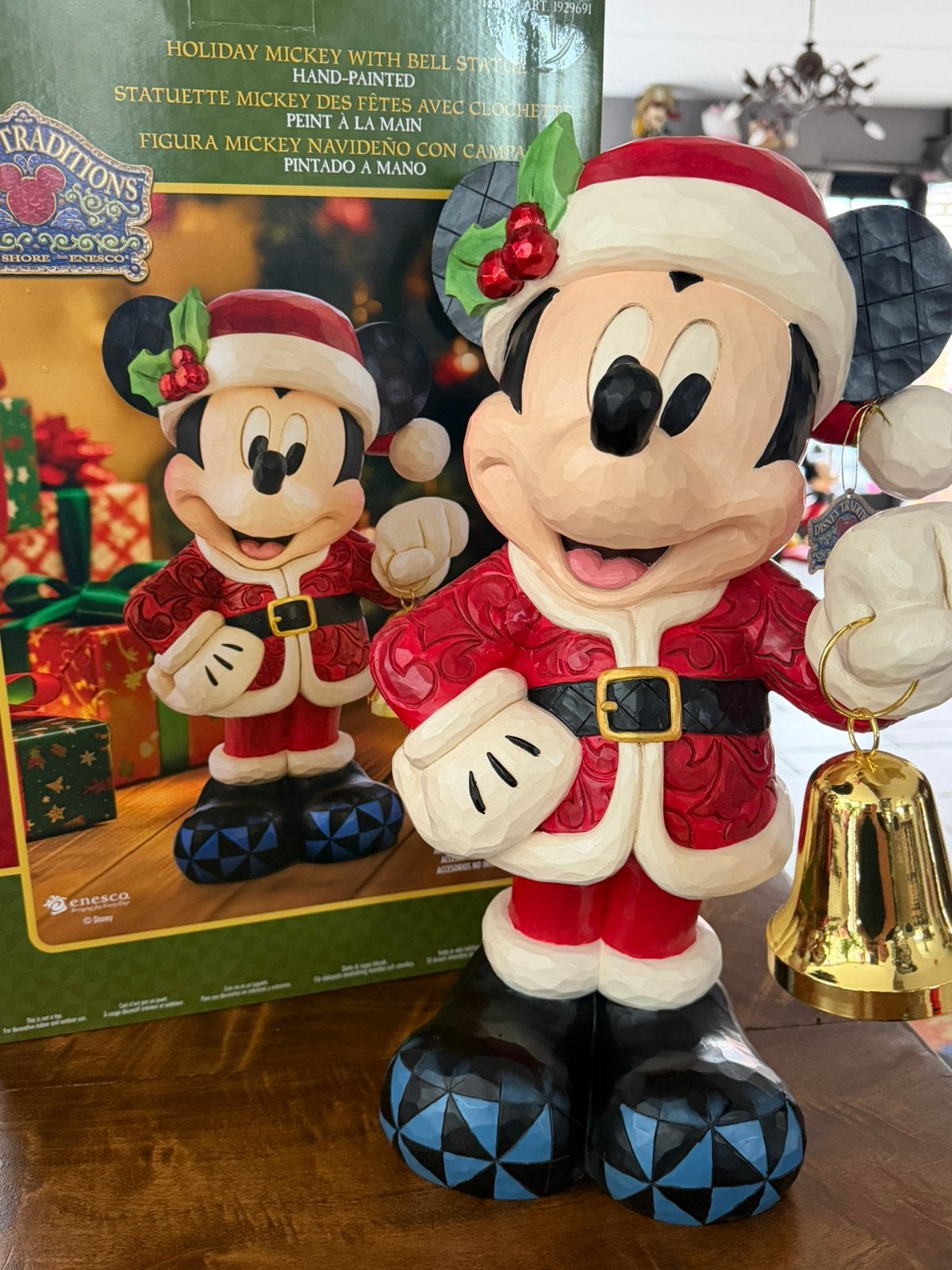 Mickey & Minnie kerst Jim Shore, Ophalen of Verzenden, Mickey Mouse, Nieuw, Beeldje of Figuurtje