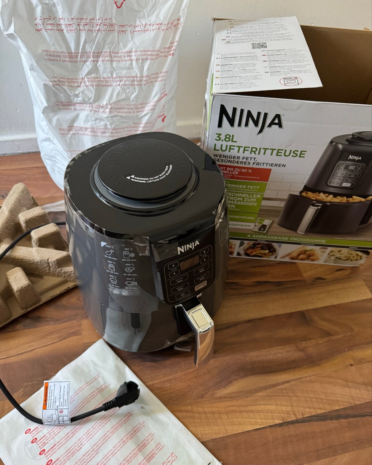 Nieuwe Ninja 3.8L (NIEUW!), Ophalen of Verzenden, Nieuw, Airfryer, 1500 gram of meer