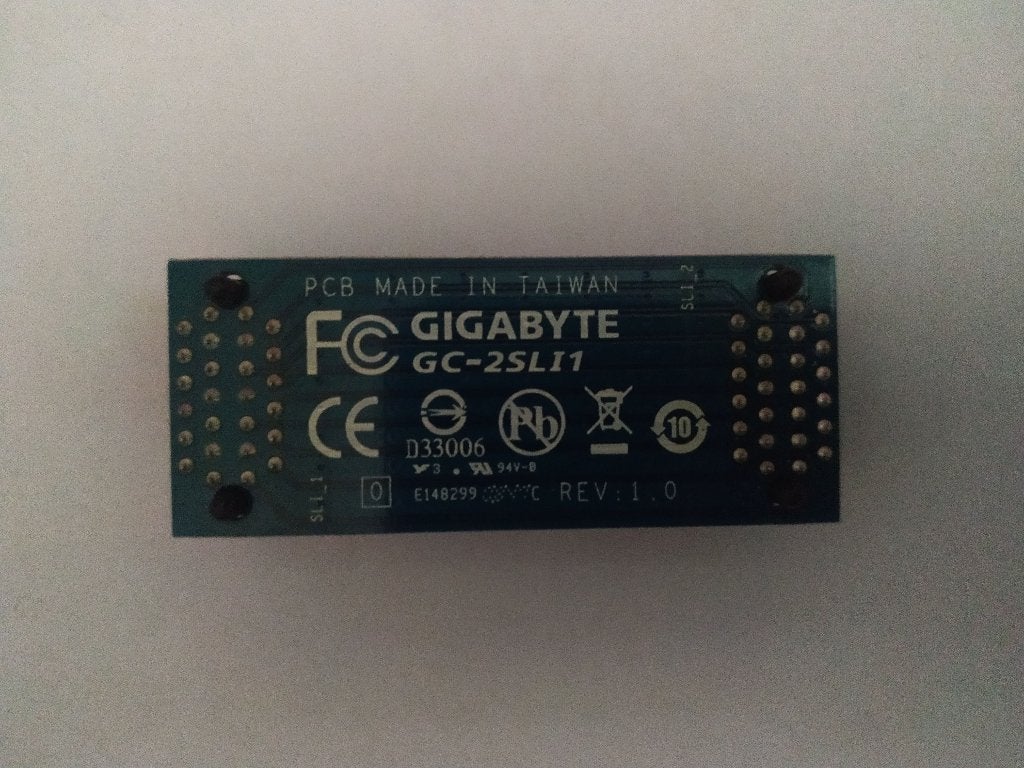 Gigabyte GC-2SLI1SLI Bridge Connector, Ophalen of Verzenden, Nieuw