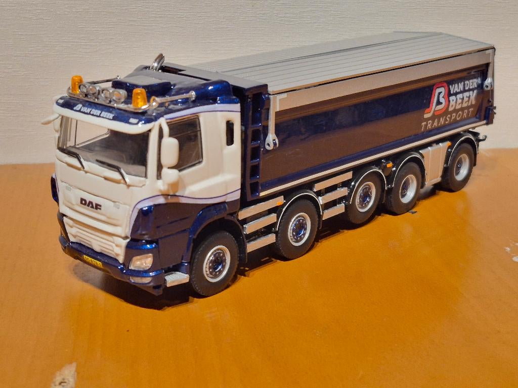WSI Daf CF 10x4 kipper van der Beek Transport Uniek model, Hobby en Vrije tijd, Modelauto's | 1:50, Ophalen of Verzenden, Nieuw