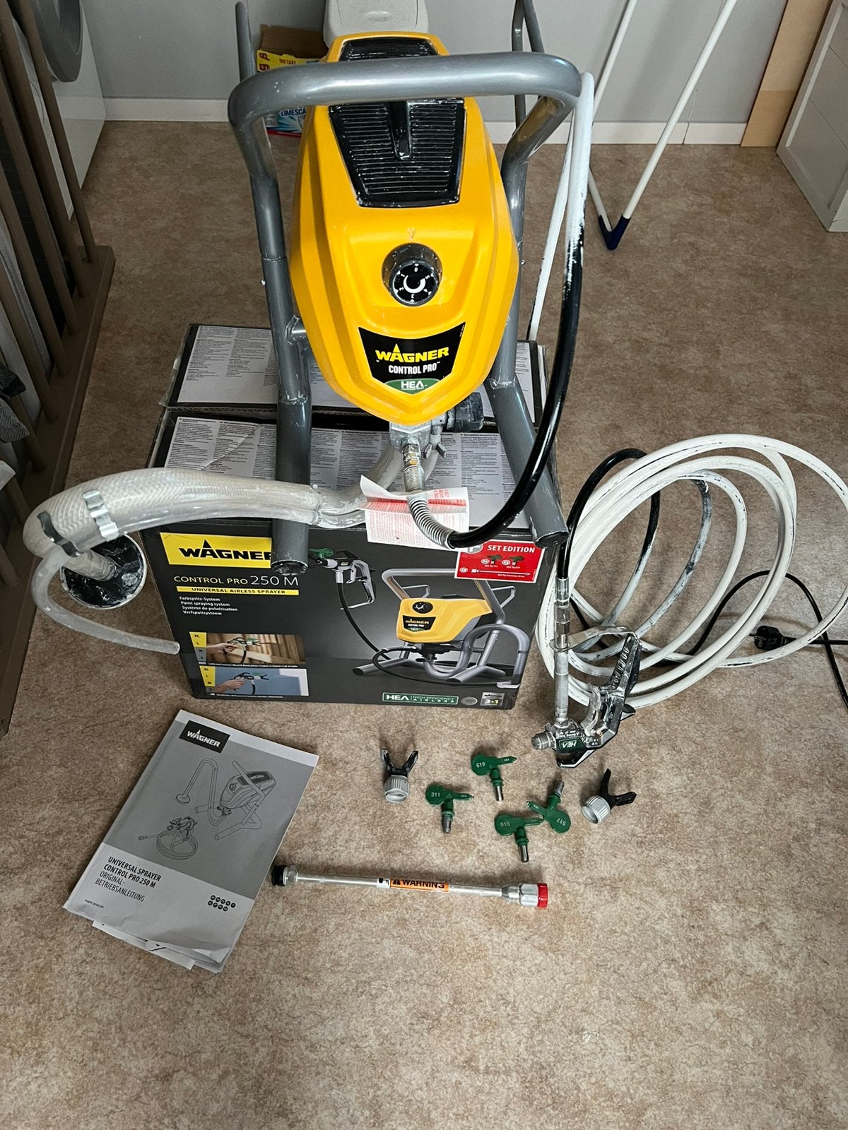 Wagner control pro 250M verfspuit, Ophalen of Verzenden, Gebruikt, Verfspuit of Verfpomp