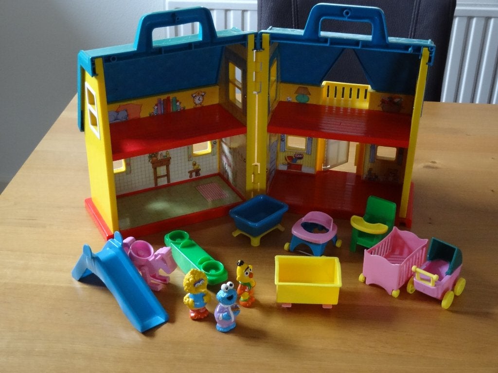 speelhuisje sesamstraat, Ophalen, Gebruikt, Poppenhuis