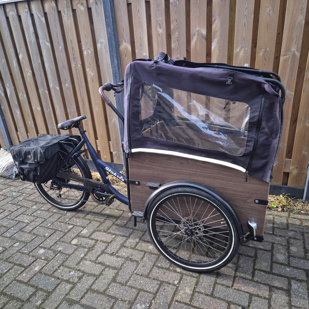 Stokvis Bakfiets met huif, Fietsen en Brommers, Ophalen