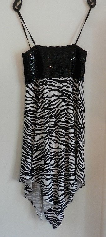 Feestelijke Lipsy strapless jurk, maat 38., Maat 38/40 (M), Verzenden, Zwart, Gedragen