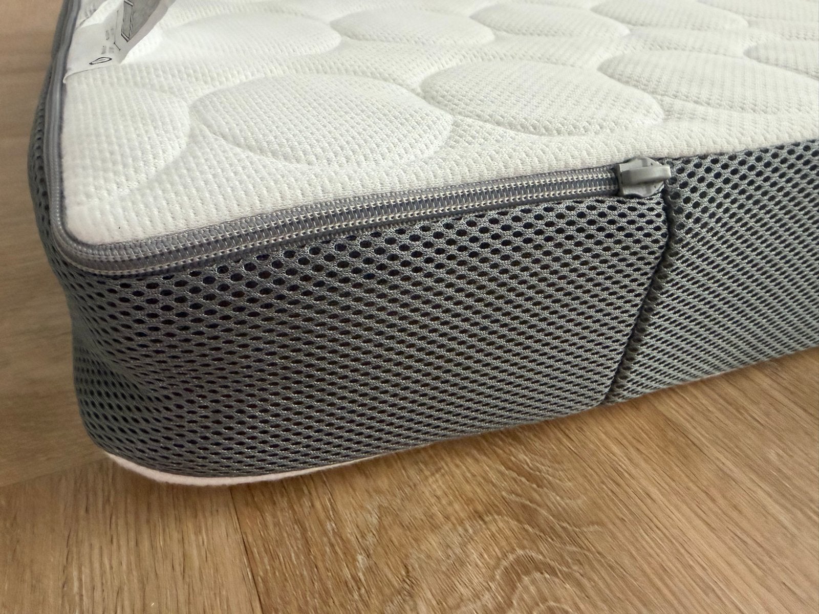 IKEA HIMLAVALV baby matras 60x120 + 2 moltons + 6 hoeslakens, Ophalen, Gebruikt, 190 cm of minder, Matras