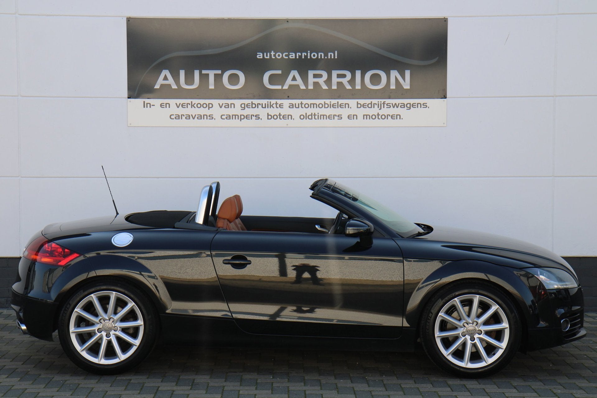 Audi TT Roadster 2.0 TFSI Navi Cruise ECC Leder APK + Beurt, Auto's, Voorwielaandrijving, Gebruikt, 4 cilinders, Zwart