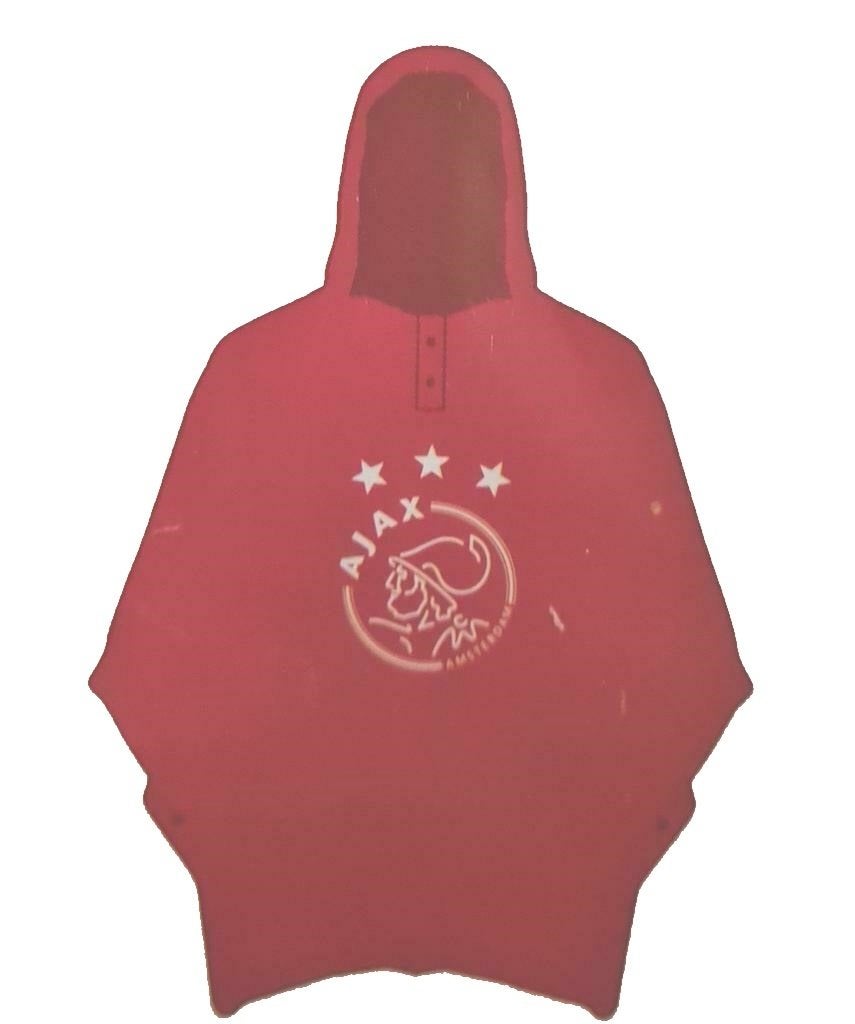 AJAX Kinder RegenPoncho Poncho met Logo Rood NIEUW € 7,50, Ophalen of Verzenden, Nieuw, Ajax, Overige typen