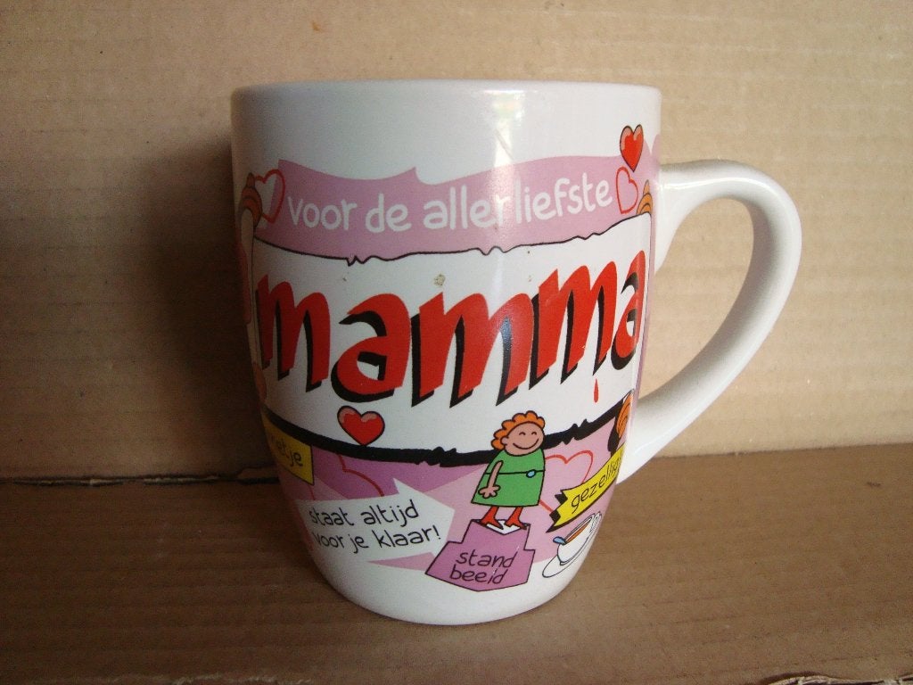 Voor de allerliefste mama nieuwe mok, Huis en Inrichting, Nieuw, Overige stijlen, Aardewerk, Mok