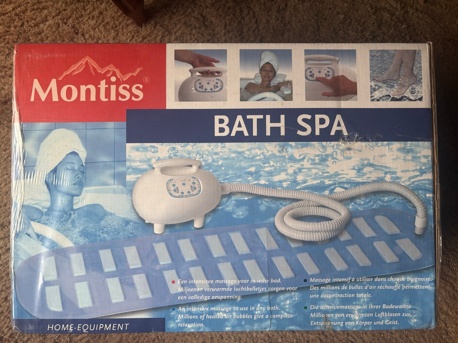 Montiss Bath Spa - Ontspannende Bubbelbadmat NIEUW, Ophalen of Verzenden, Nieuw, Overige typen