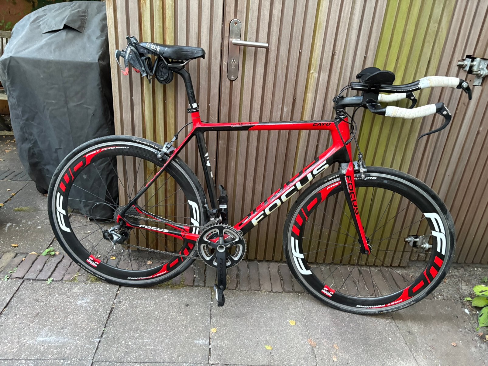 Focus Cayo tijdritfiets| Shimano Ultegra | FFWD wielen, 28 inch, Gebruikt, Carbon, Meer dan 20 versnellingen