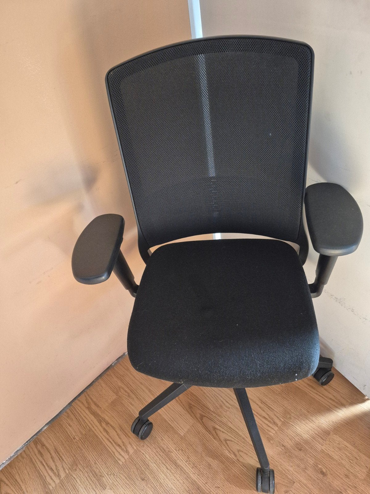 Zwarte Bureaustoel - Ergonomisch en Comfortabel, Ophalen, Gebruikt, Zwart, Bureaustoel