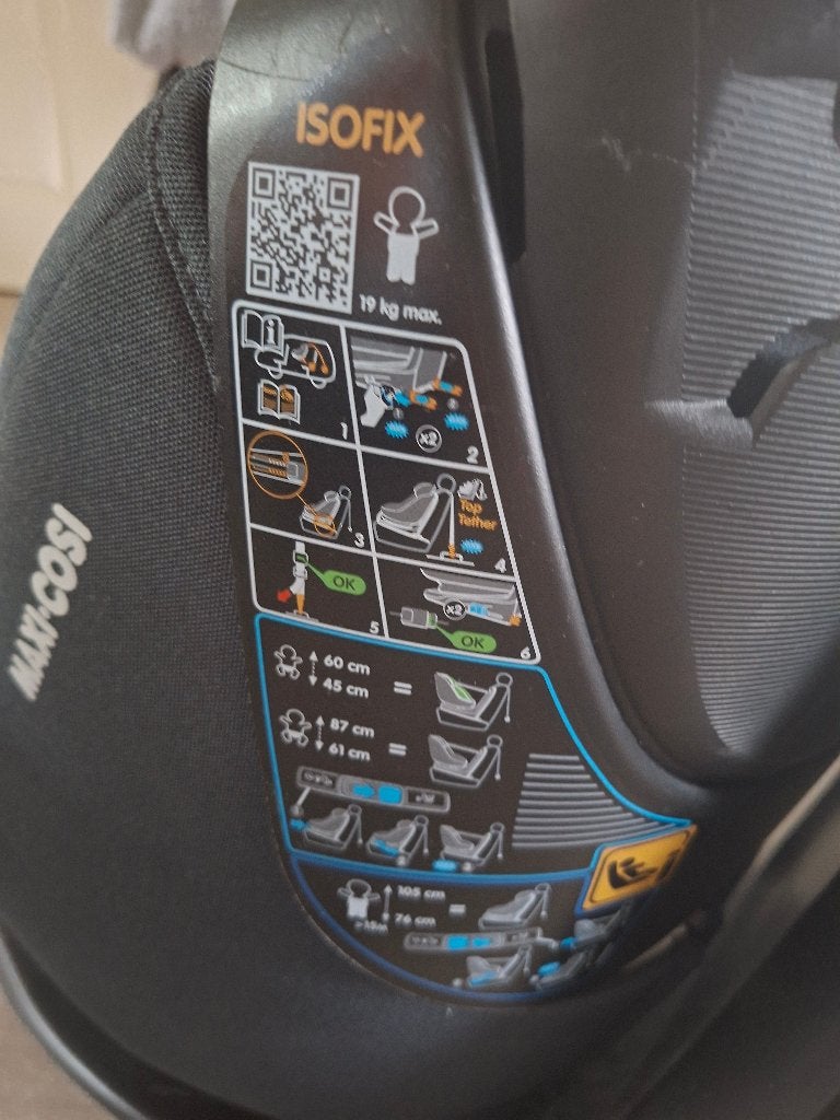 maxi cosi axissfix, Kinderen en Baby's, Autostoeltjes, Ophalen, Gebruikt, 0 t/m 18 kg, Isofix