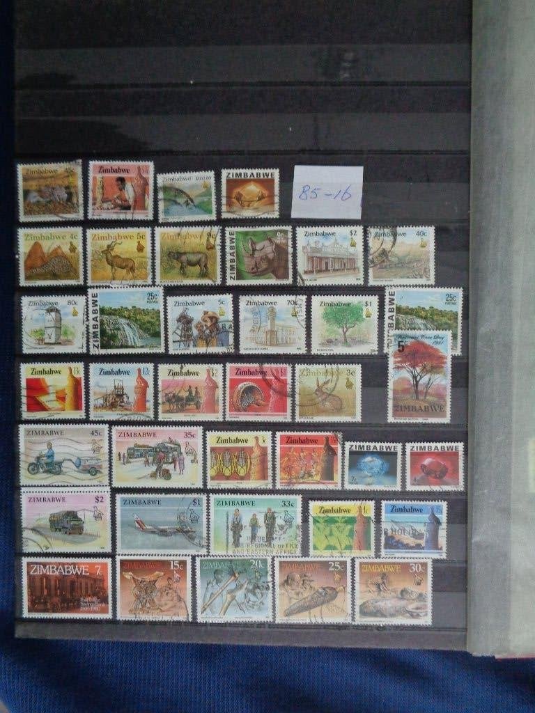 zimbabwe - diverse (b5-16), Ophalen of Verzenden, Zimbabwe, Gestempeld