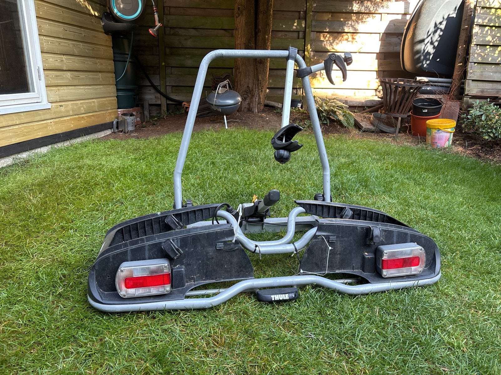 Thule EP 916 Fietsendrager voor 2 fietsen, Auto diversen, Fietsendragers, Gebruikt, Trekhaakdrager, 2 fietsen, Elektrische fiets