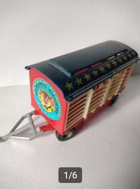 vintage speelgoed, Welly Circuswagen, Ophalen of Verzenden