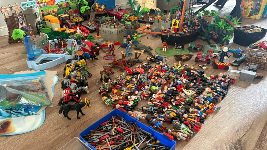 Giga partij Playmobil- Ridders, Piraten, eilanden en meer!, Kinderen en Baby's, Speelgoed | Playmobil, Ophalen, Gebruikt