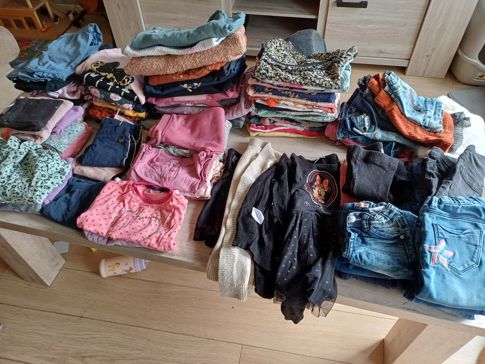Meisjeskleding winter maat 80-110 (106 stuks), Kinderen en Baby's, Ophalen, Gebruikt, Meisje