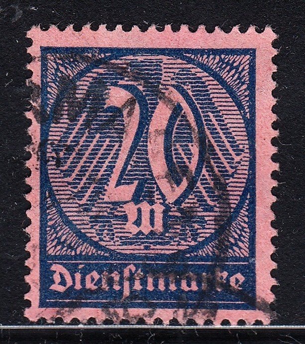2535 - Duitse Rijk dienstzegel michel D72 gestempeld Dienstz, Verzenden, Duitse Keizerrijk, Gestempeld