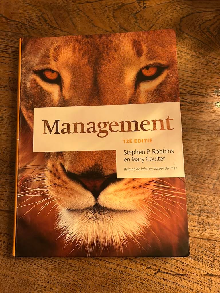 Stephen P. Robbins - Management, Stephen P. Robbins; Mary Coulter, Ophalen of Verzenden, Zo goed als nieuw, Nederlands