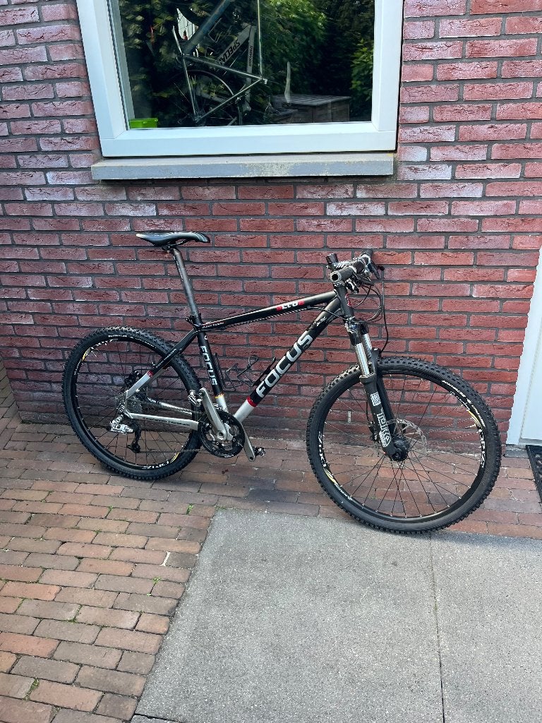 FOCUS Black Raider Mountainbike (Maat M), Fietsen en Brommers, Gebruikt, Hardtail, Heren, Schijfrem