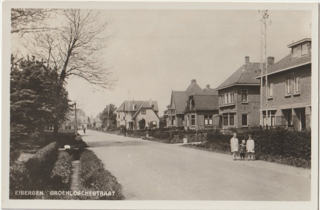 Eibergen, Groenloschestraat, Ophalen of Verzenden, 1940 tot 1960, Ongelopen, Gelderland