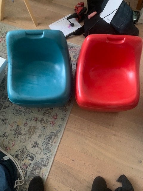 vintage kinderstoeltjes Bas van Pelt, Ophalen of Verzenden, Gebruikt, Overige typen