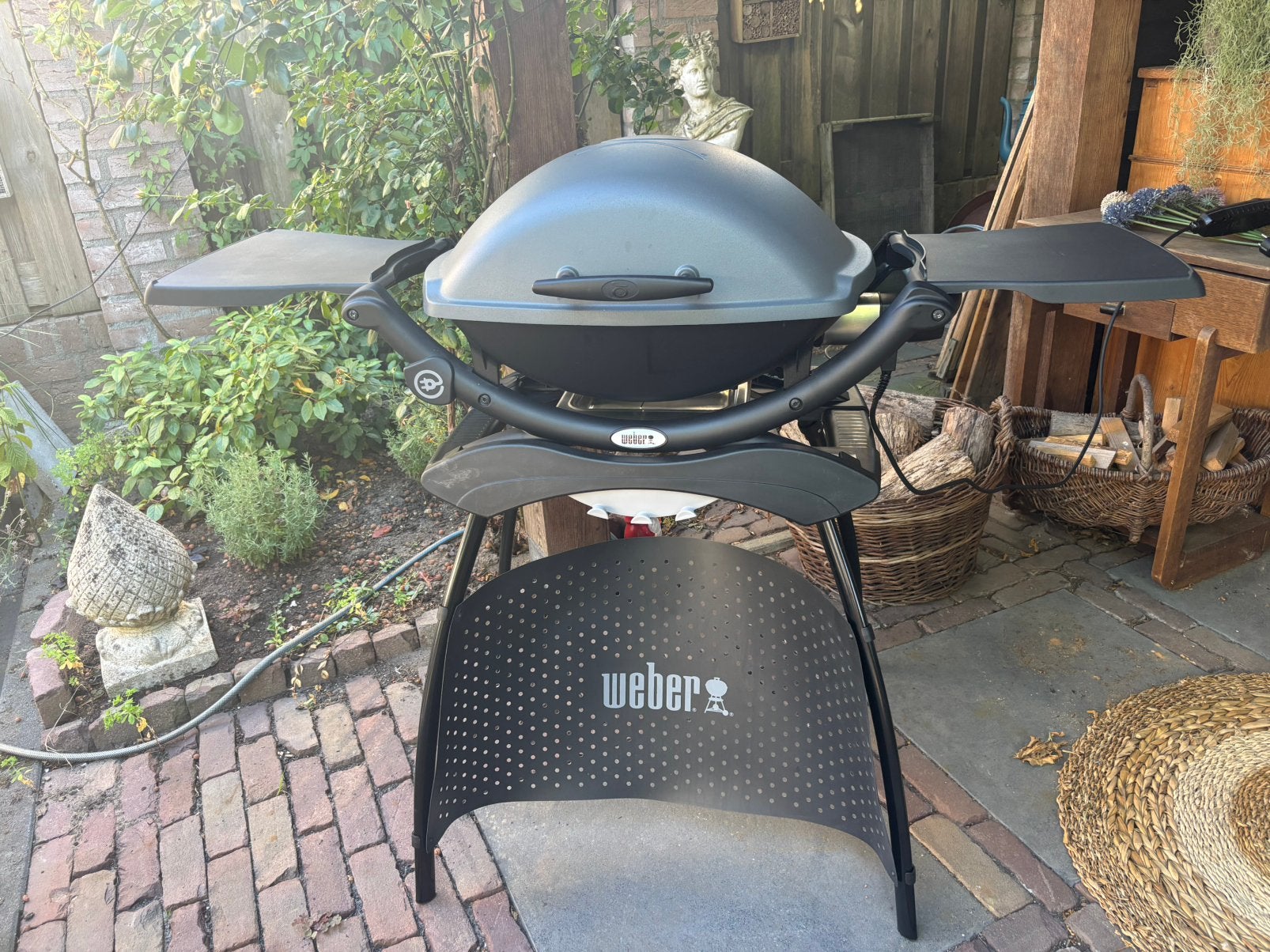 Zo goed als nieuw Elektrische BBQ, Tuin en Terras, Elektrische barbecues, Ophalen, Zo goed als nieuw