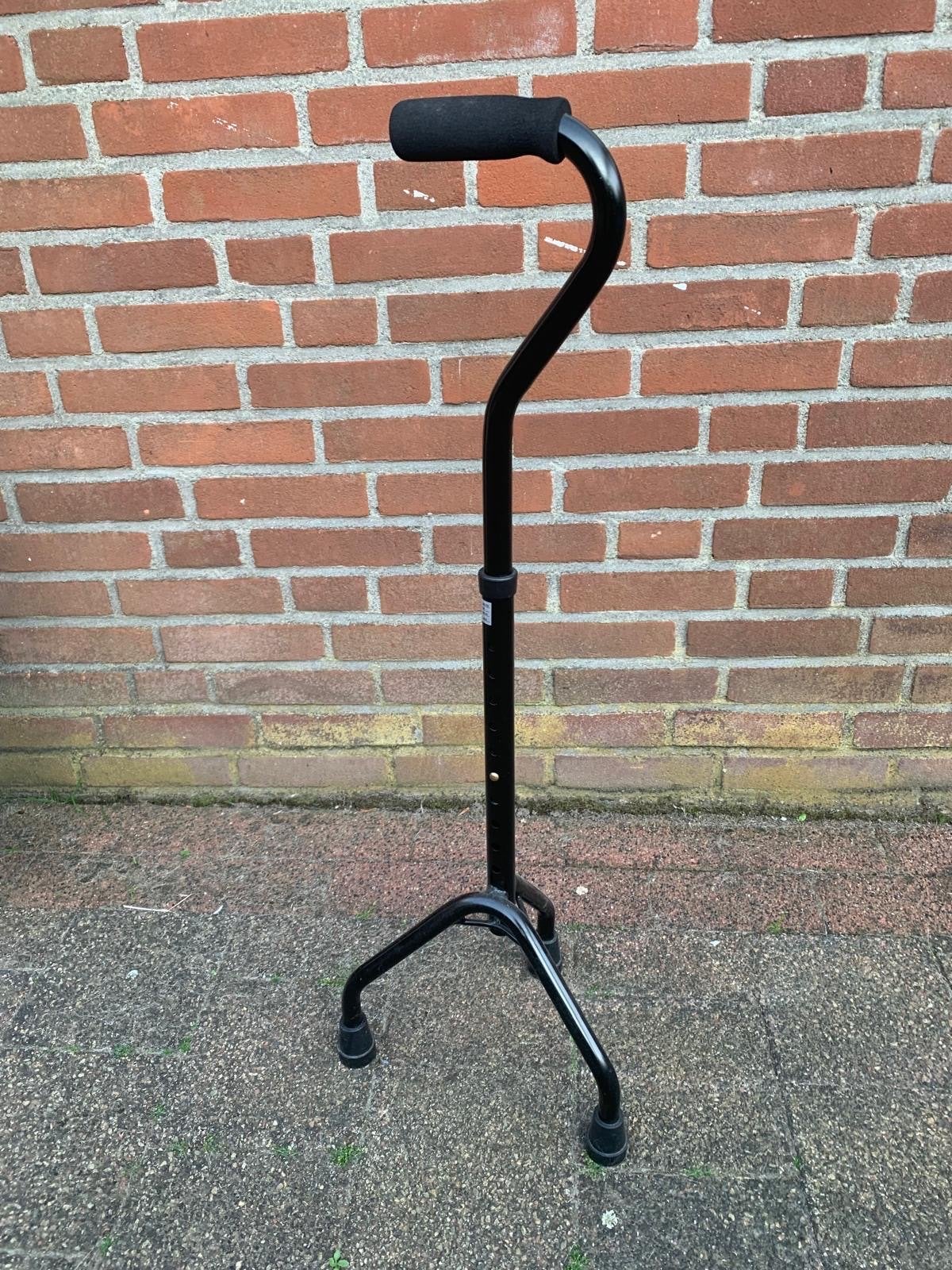 Driepoot wandelstok; loop hulpmiddel., Ophalen of Verzenden