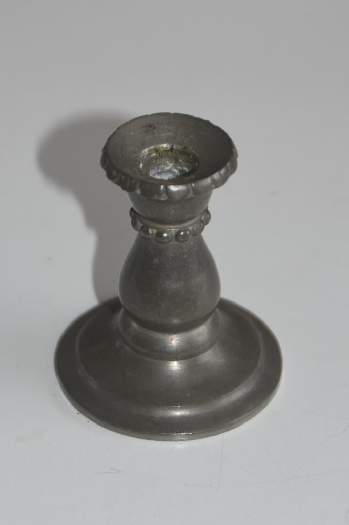 Oude Tinnen GERO TIN kandelaar Gerotin, Antiek en Kunst, Verzenden, Overige materialen