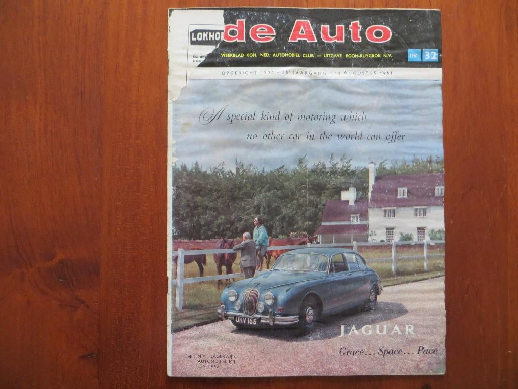 De Auto 32 1961 Jaguar E-Type Volkswagen 1500, Sterling Moss, Boeken, Ophalen of Verzenden, Gelezen, Volkswagen