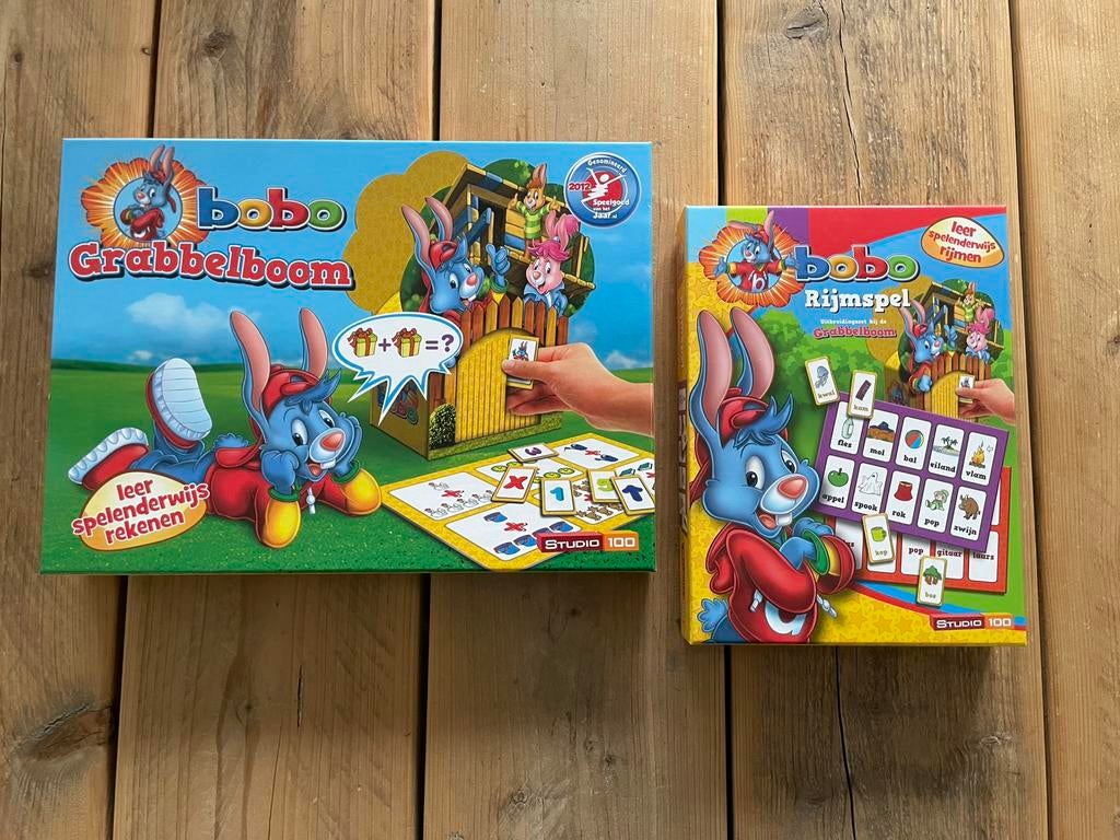Bobo Grabbelboom rekenen met uitbreidingsset rijmspel, Ophalen, Gebruikt, Rekenen