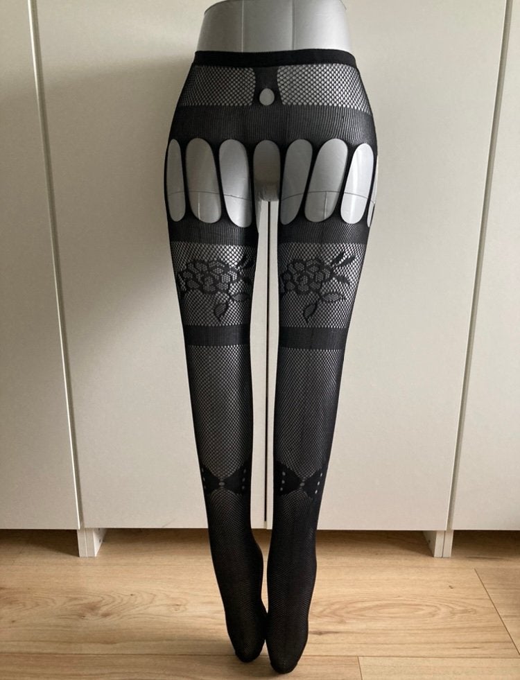 Zwarte jarretel geheel nieuw, Ophalen of Verzenden, Nieuw, Zwart, Panty