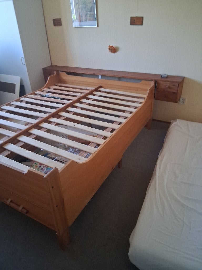 2-persoons bed, Ophalen, Gebruikt, Overige kleuren, Tweepersoons