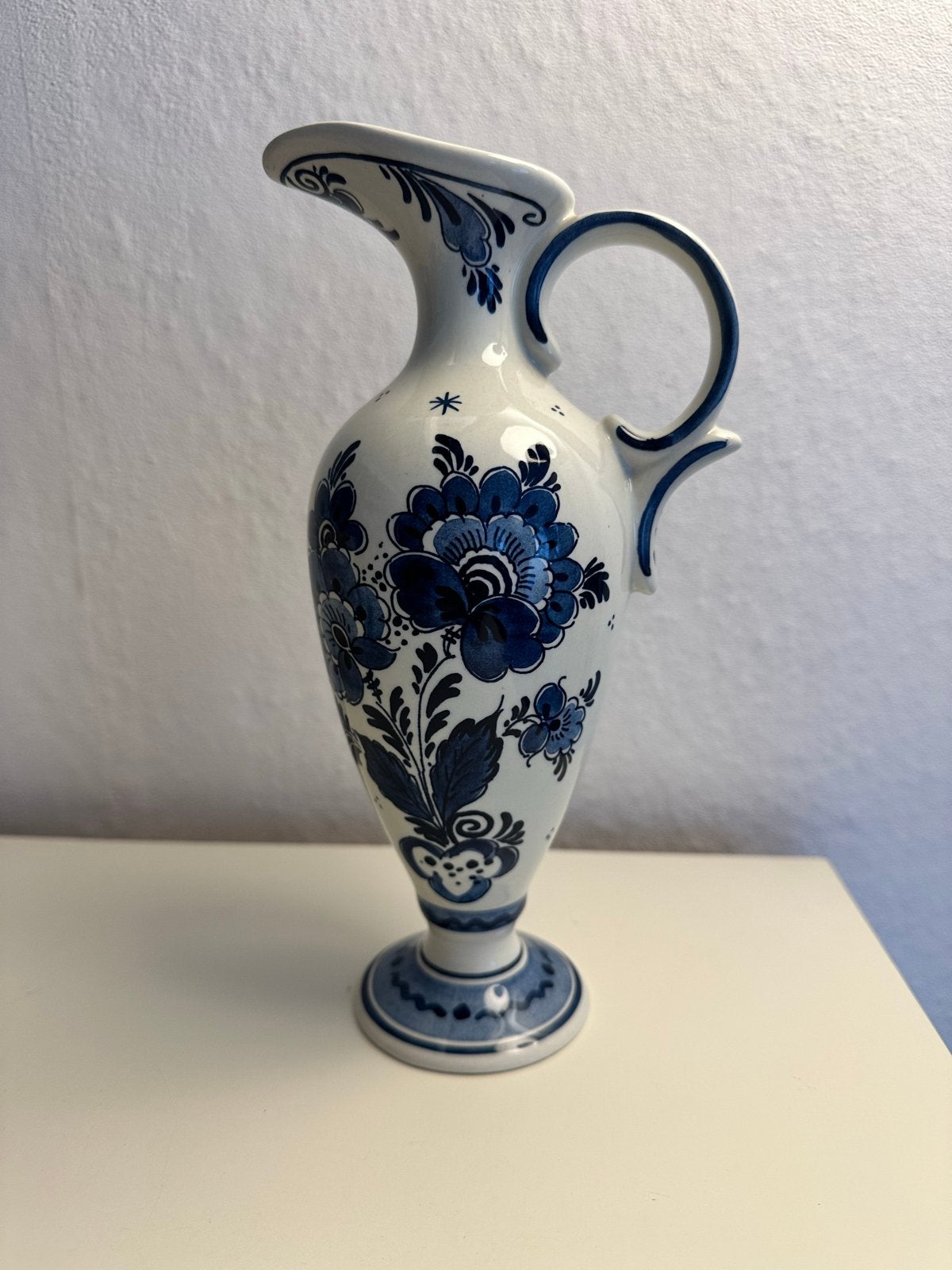 Royal Goedewaagen Delfts Blauw Handgeschilderde Vaas, Ophalen of Verzenden