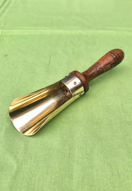 Kleine antieke messing kruideniersschep (gruttersschep)., Ophalen of Verzenden