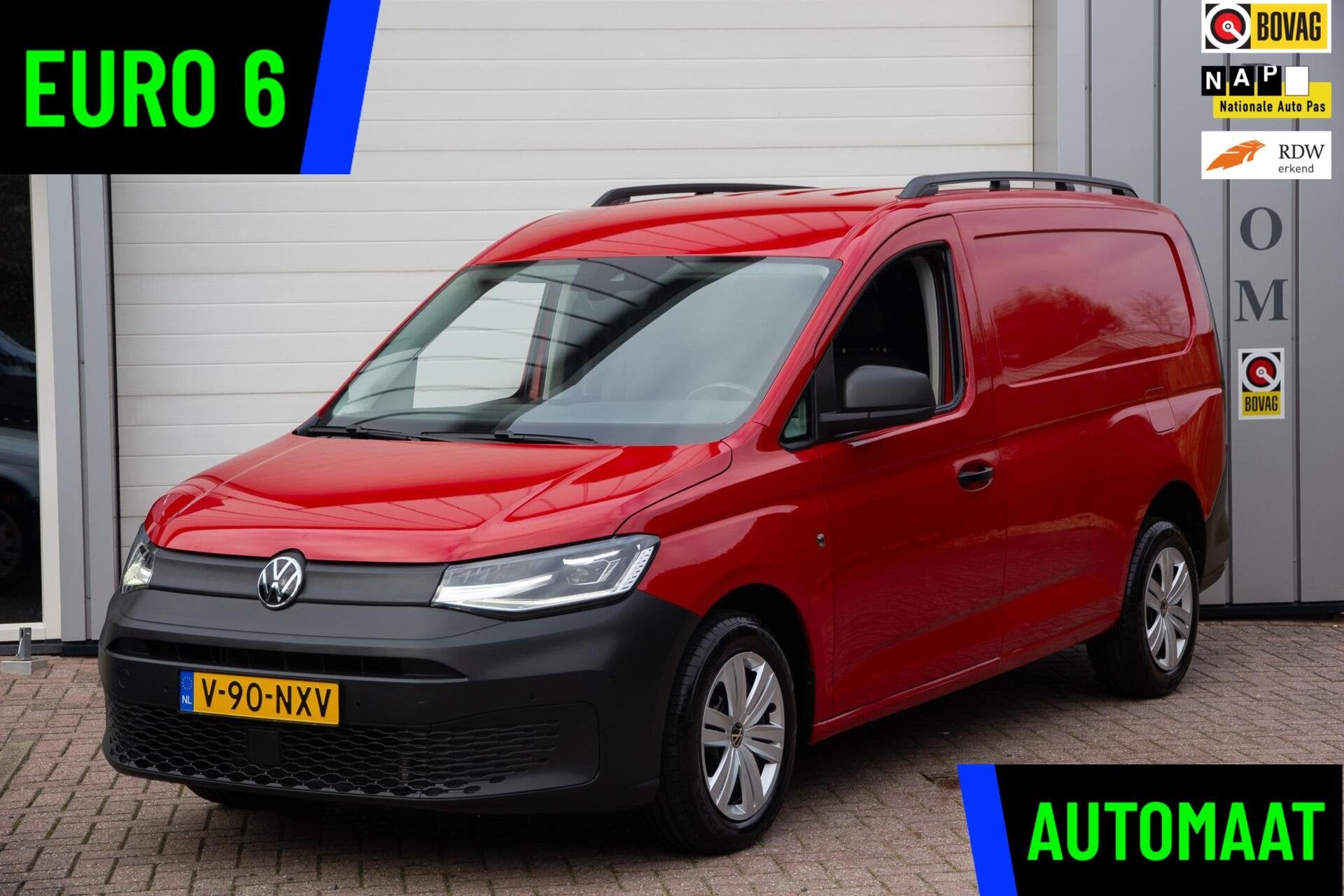 Volkswagen Caddy Cargo Maxi 2.0 TDI 90kw Automaat 79.000KM, Stof, Gebruikt, 4 cilinders, Volkswagen