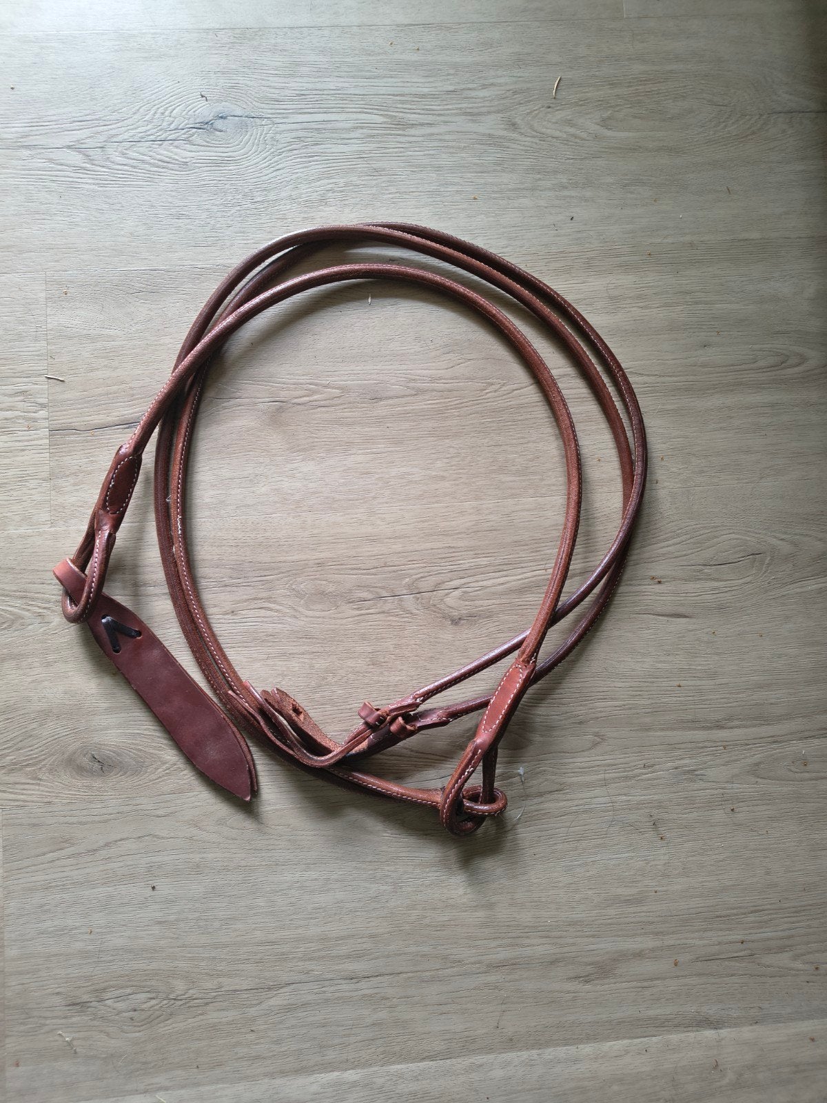 Romal reins, Dieren en Toebehoren, Bruin, Ophalen of Verzenden, Zo goed als nieuw, Teugels