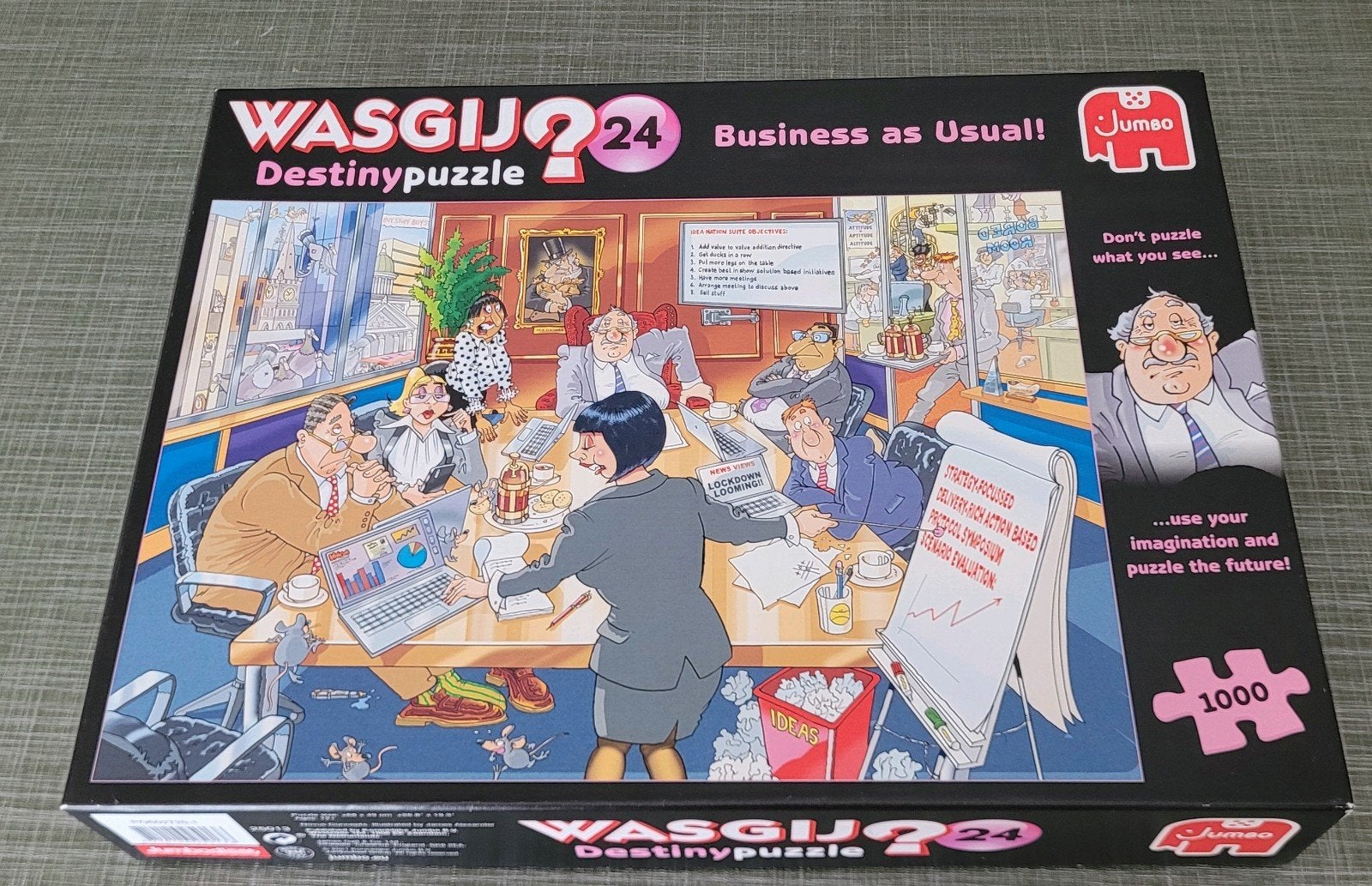 Wasgij Destiny 24: Business as Usual! 1000 stukjes puzzel, Hobby en Vrije tijd, Denksport en Puzzels, Ophalen of Verzenden, 500 t/m 1500 stukjes