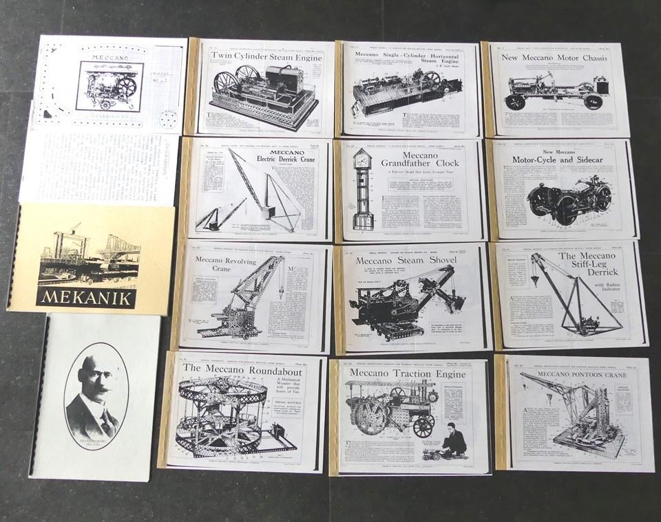Meccano modelbladen replica modellen folders, Ophalen of Verzenden, Gelezen, Jos van Gemert Smits, Folder