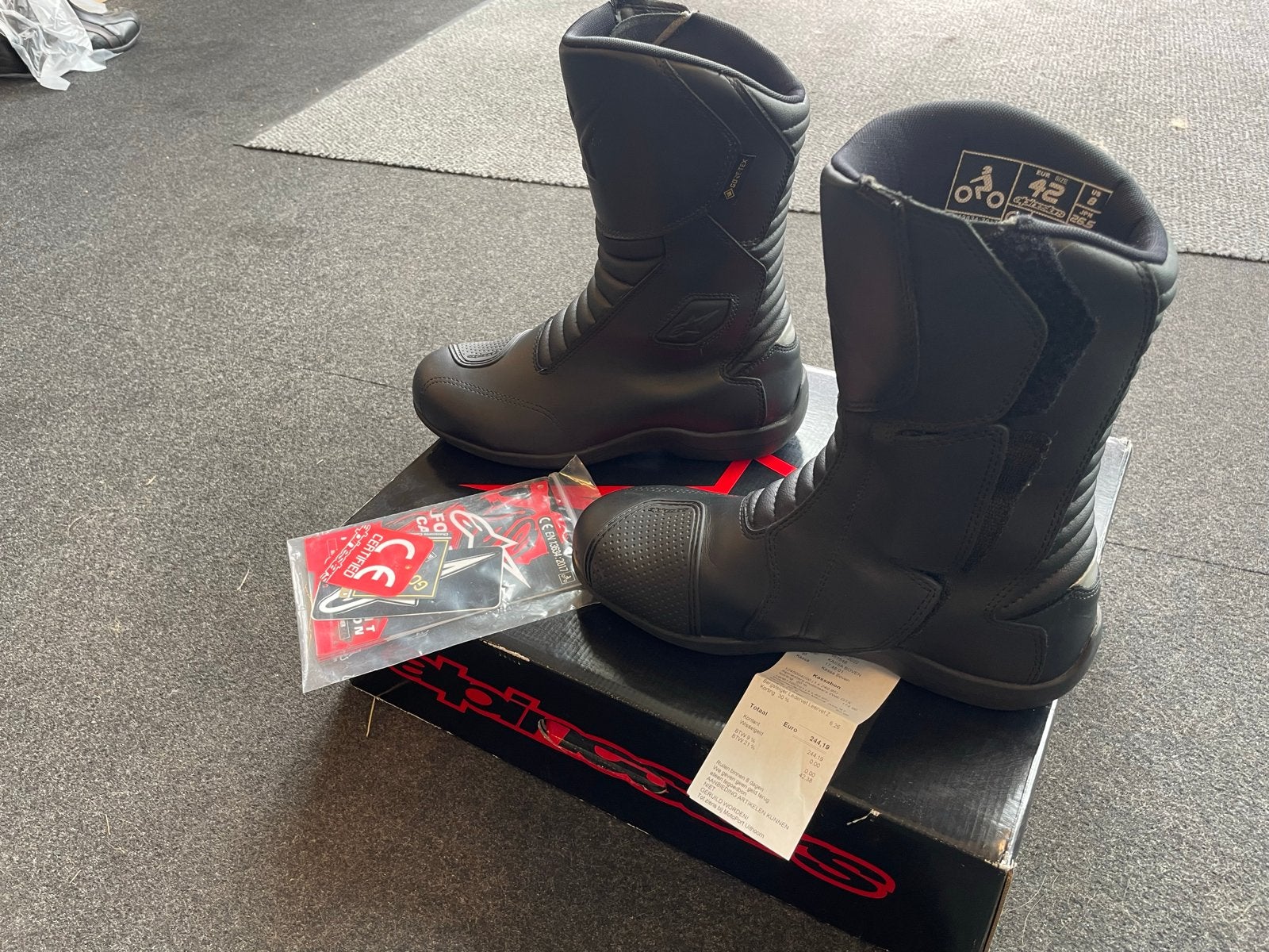 Alpinestars Web Gore-Tex motorlaarzen - Zo goed als nieuw, Ophalen of Verzenden, Tweedehands, Heren, Laarzen