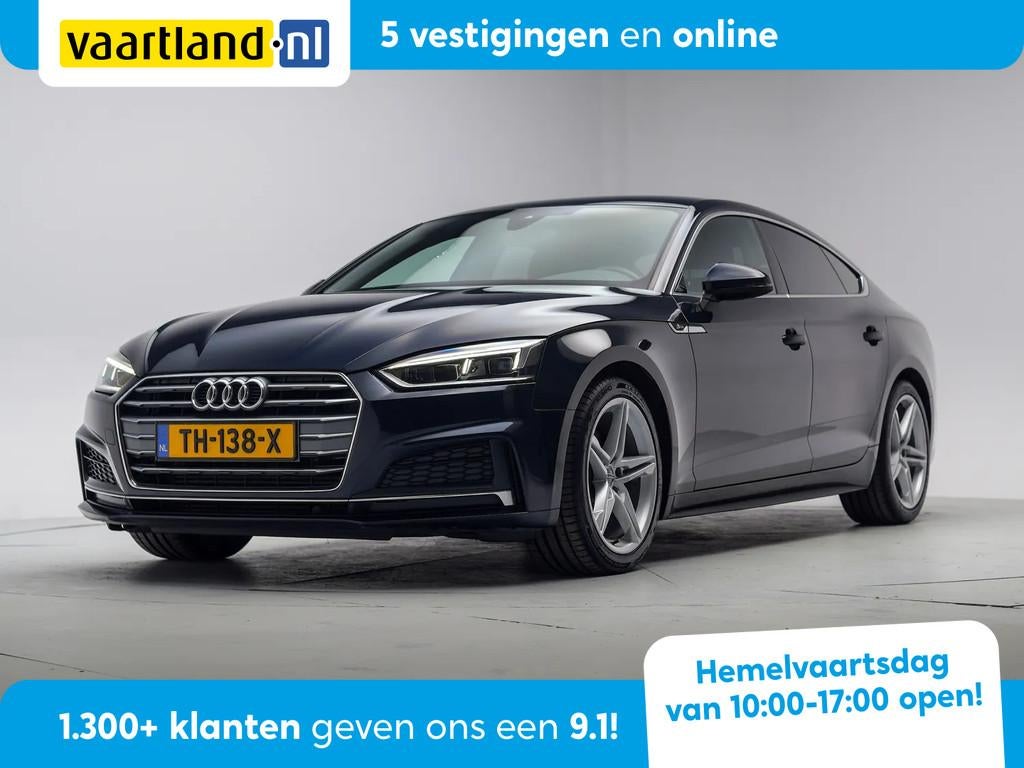 Audi A5 Sportback 2.0 TFSI MHEV 190pk S-Line Aut. [ 2x S-lin, Automaat, Gebruikt, 1984 cc, Blauw