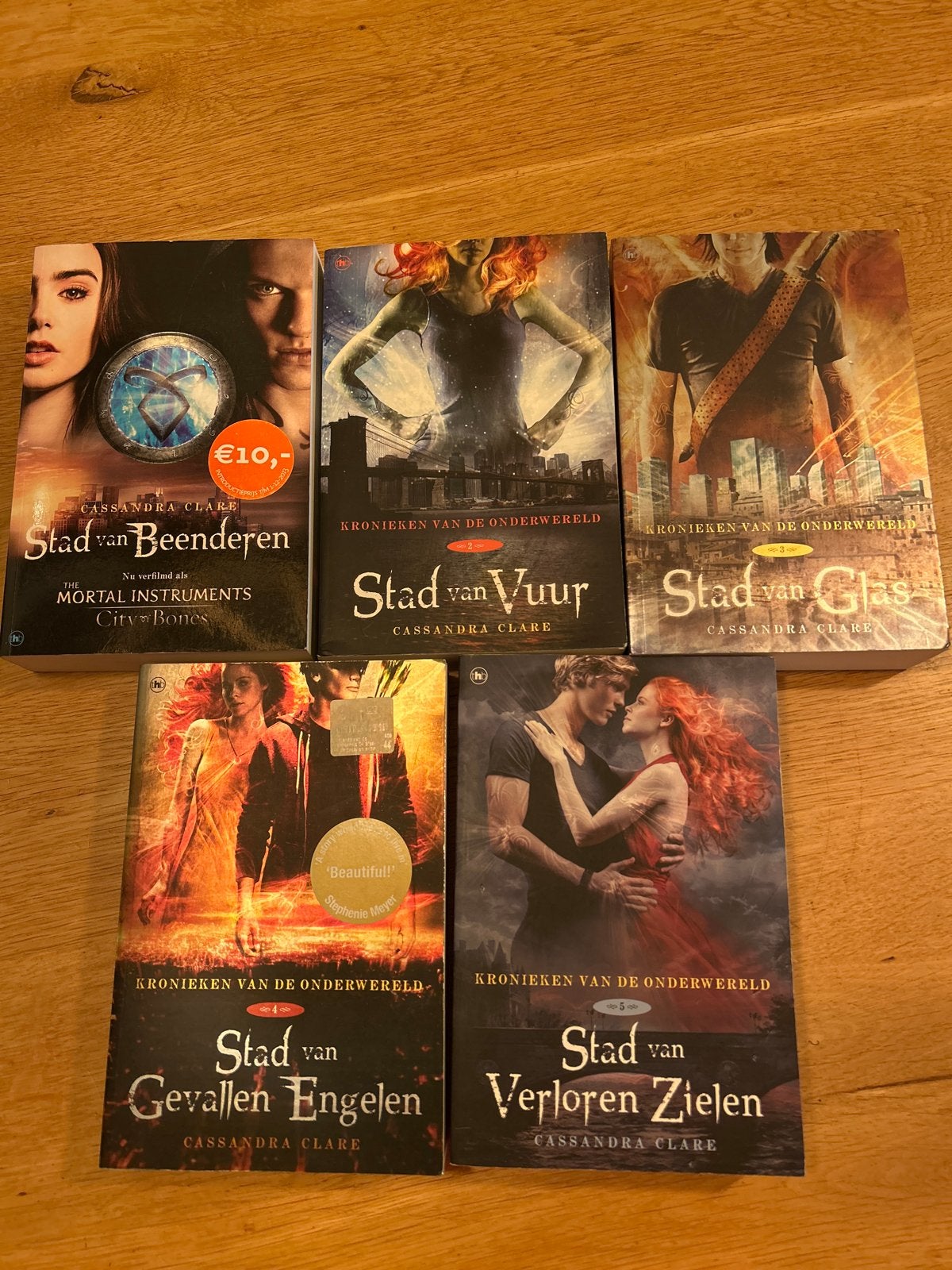 Kronieken van de Onderwereld - Cassandra Clare (5 boeken), Boeken, Ophalen of Verzenden, Zo goed als nieuw