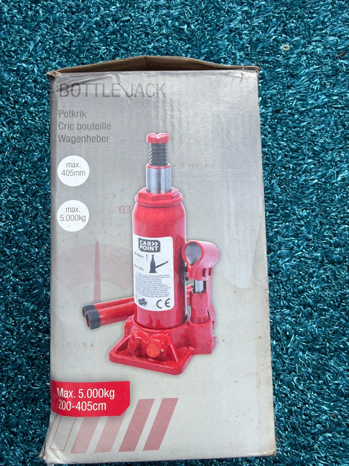 Potkrik - Max. 5.000 kg - 200-405 mm, Ophalen of Verzenden, Nieuw, Hydraulisch, Potkrik
