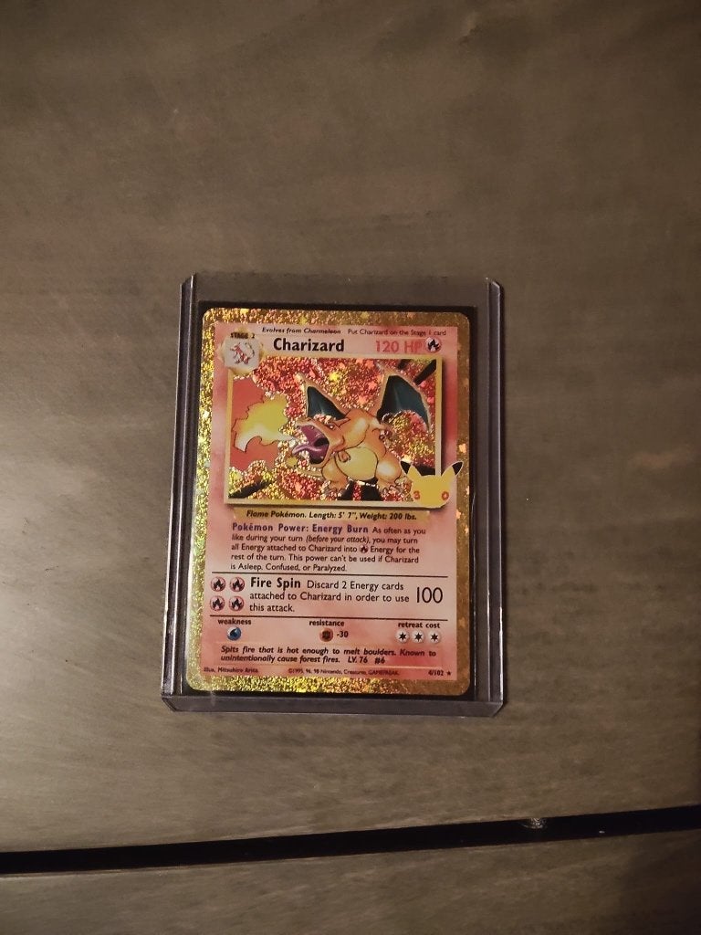 Charizard 30th anniversary (grade waardig), Ophalen, Nieuw, Losse kaart